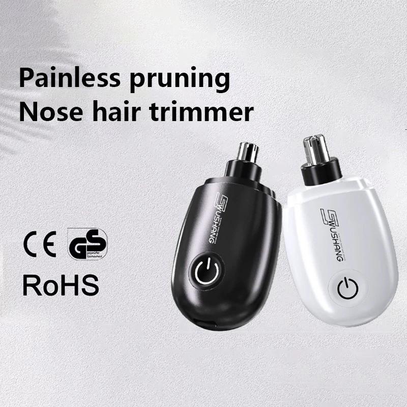 Portable Electric Nose & Ear Hair Trimmer Rechargeable & Painless Nose clipper for Men & Women